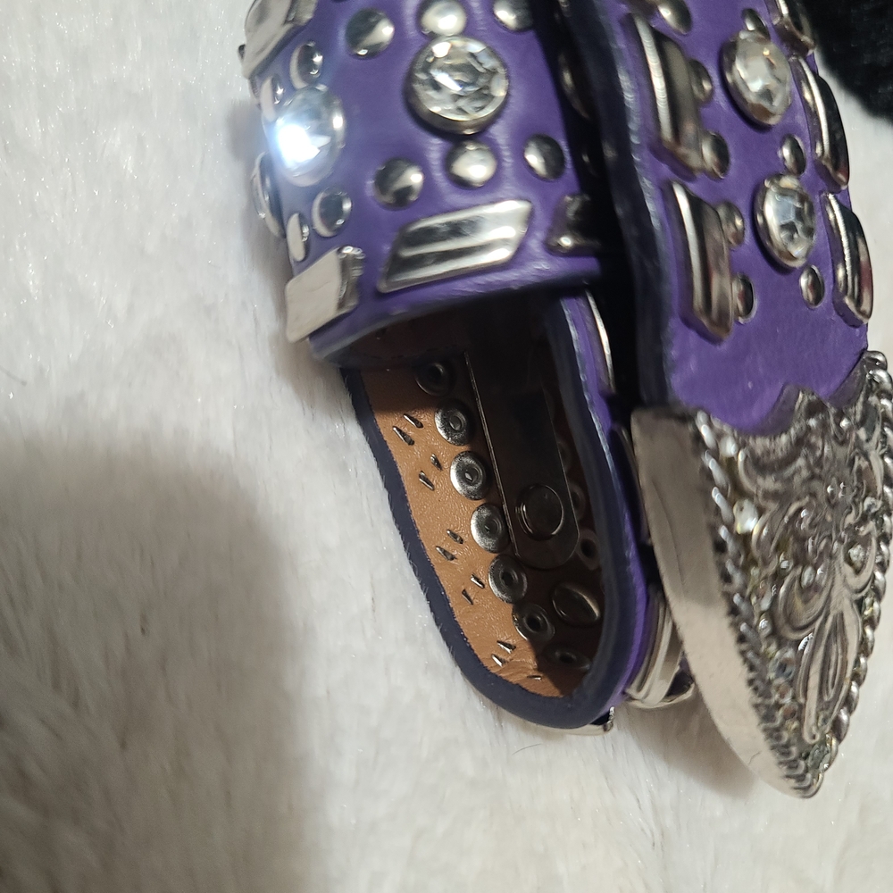 Purple Studded Phone Case